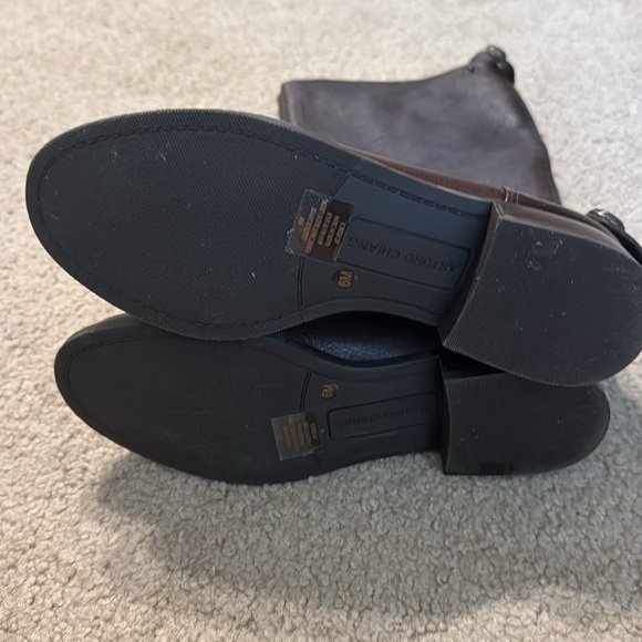 Gianni Bini riding boots chocolate brown leather - Picture 3 of 3